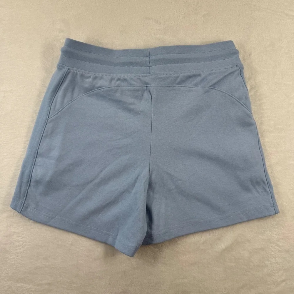 Alphalete‎ Identity Shorts Womens Small Light Blue AL21-1062 Drawstring NWT